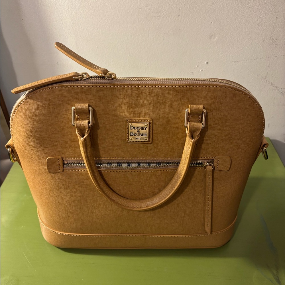 Dooney & Bourke Gold Satchel
